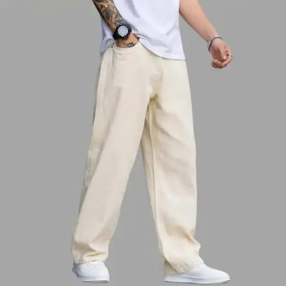 Moda Star Regular Men Beige Jeans