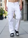 NALAKA Regular Men White Jeans