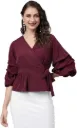 INSHA FASHION Party Solid Women Top