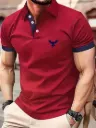 TRENDSTALK Printed Men Maroon T-Shirt