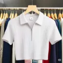 Xronxo Solid Women White T-Shirt