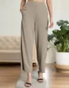 Selvia Relaxed Women Beige Trousers
